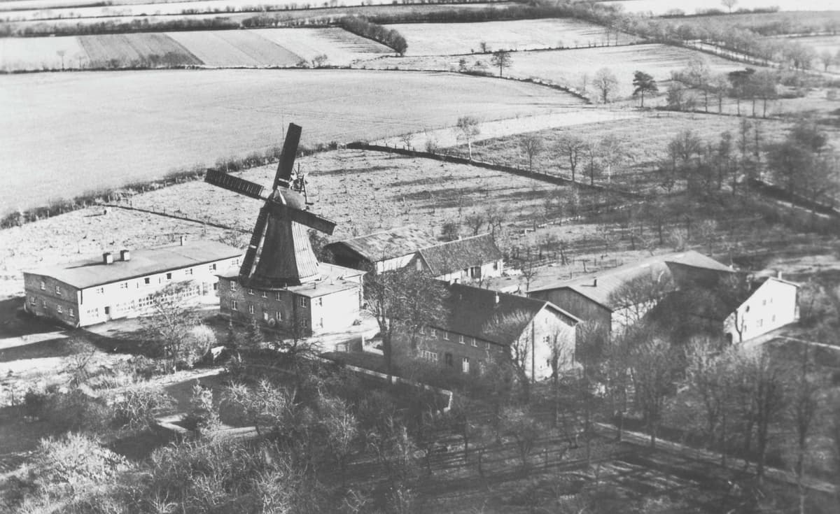 Die Braaker Mühle im Jahr 1946