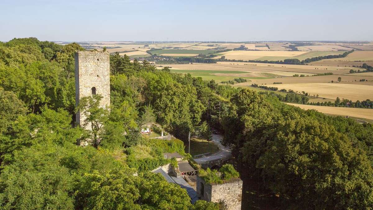 Ausblick vom Turm der Eckartsburg