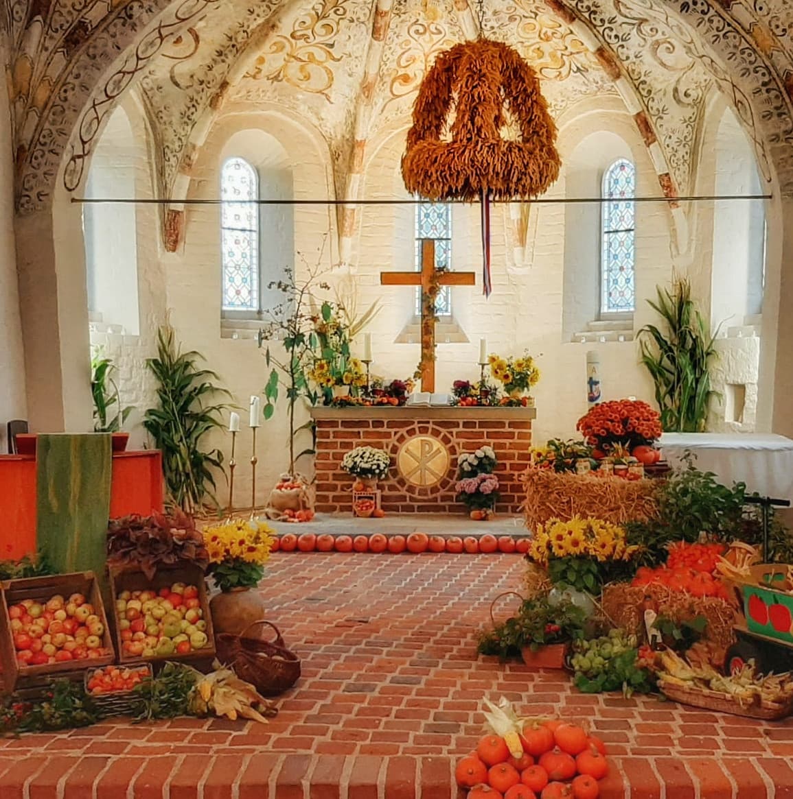 Erntedank in der Kirche Zarpen