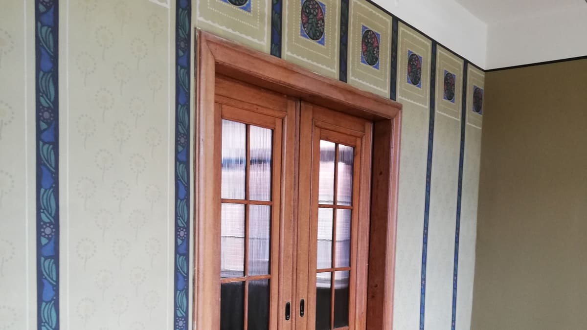 Rekonstruktion der Wandmalereien im Herrenzimmer