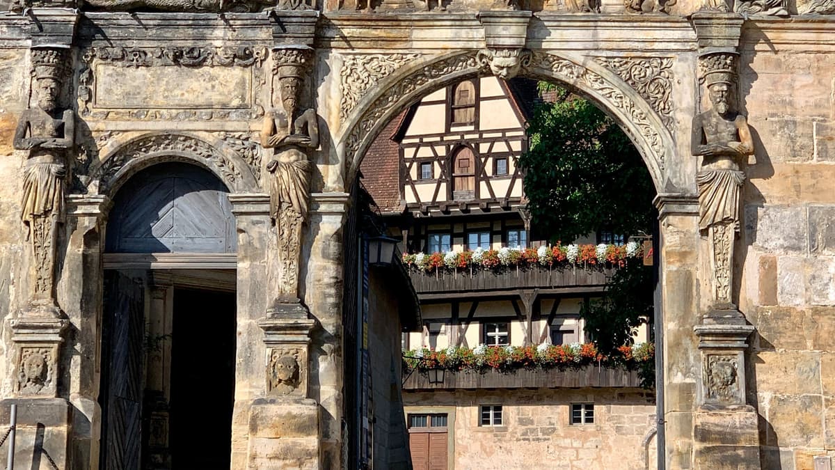 Die Schöne Pforte der Alten Hofhaltung Bamberg