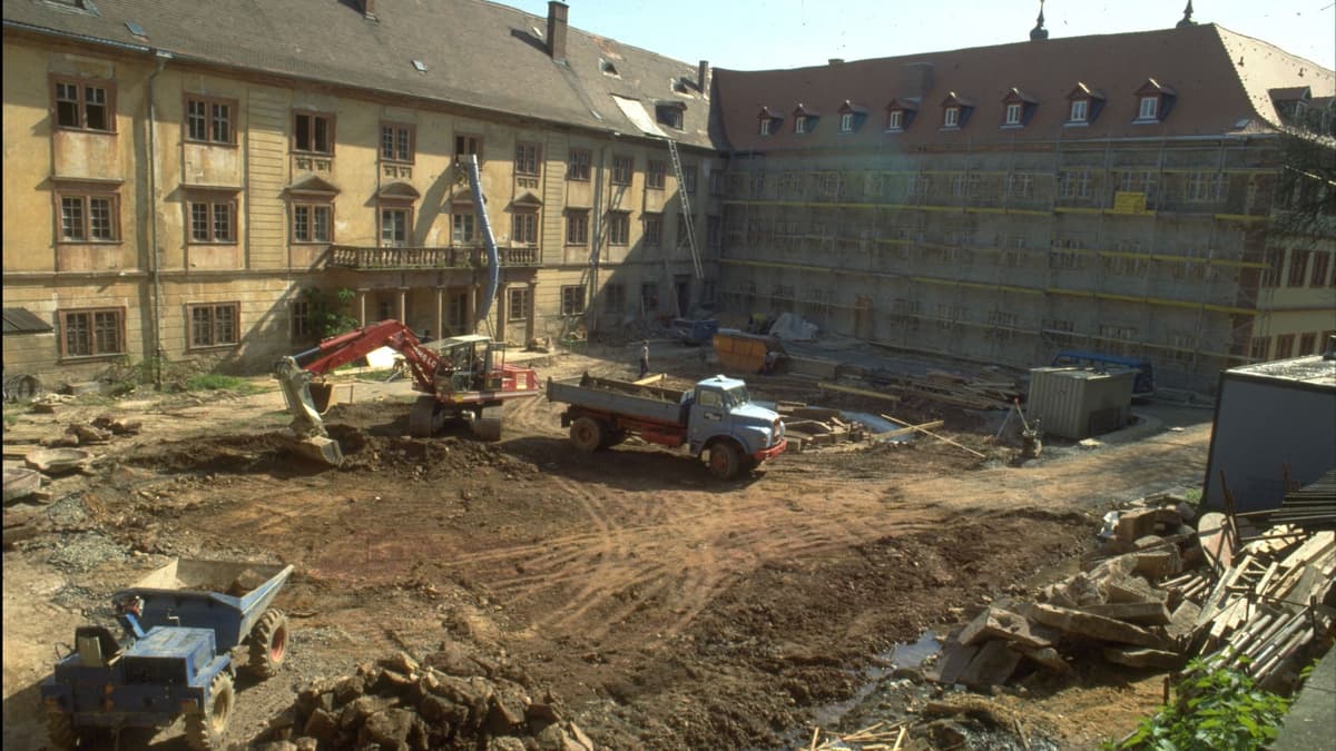 1988 während der Renovationszeit