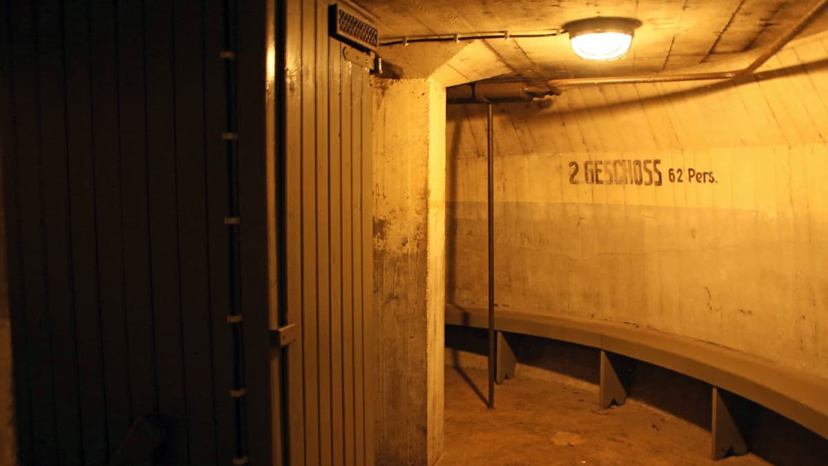 Der Spitzbunker (Innenansicht)