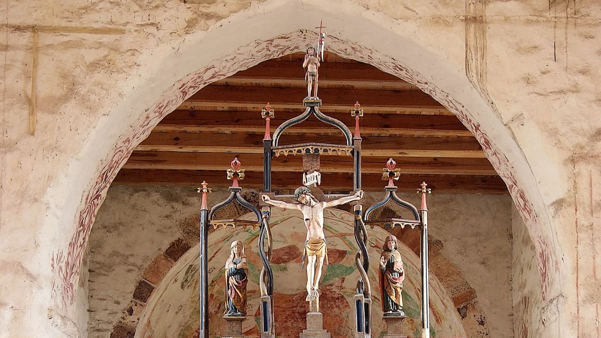 Altar Riedebeck, Gesprenge