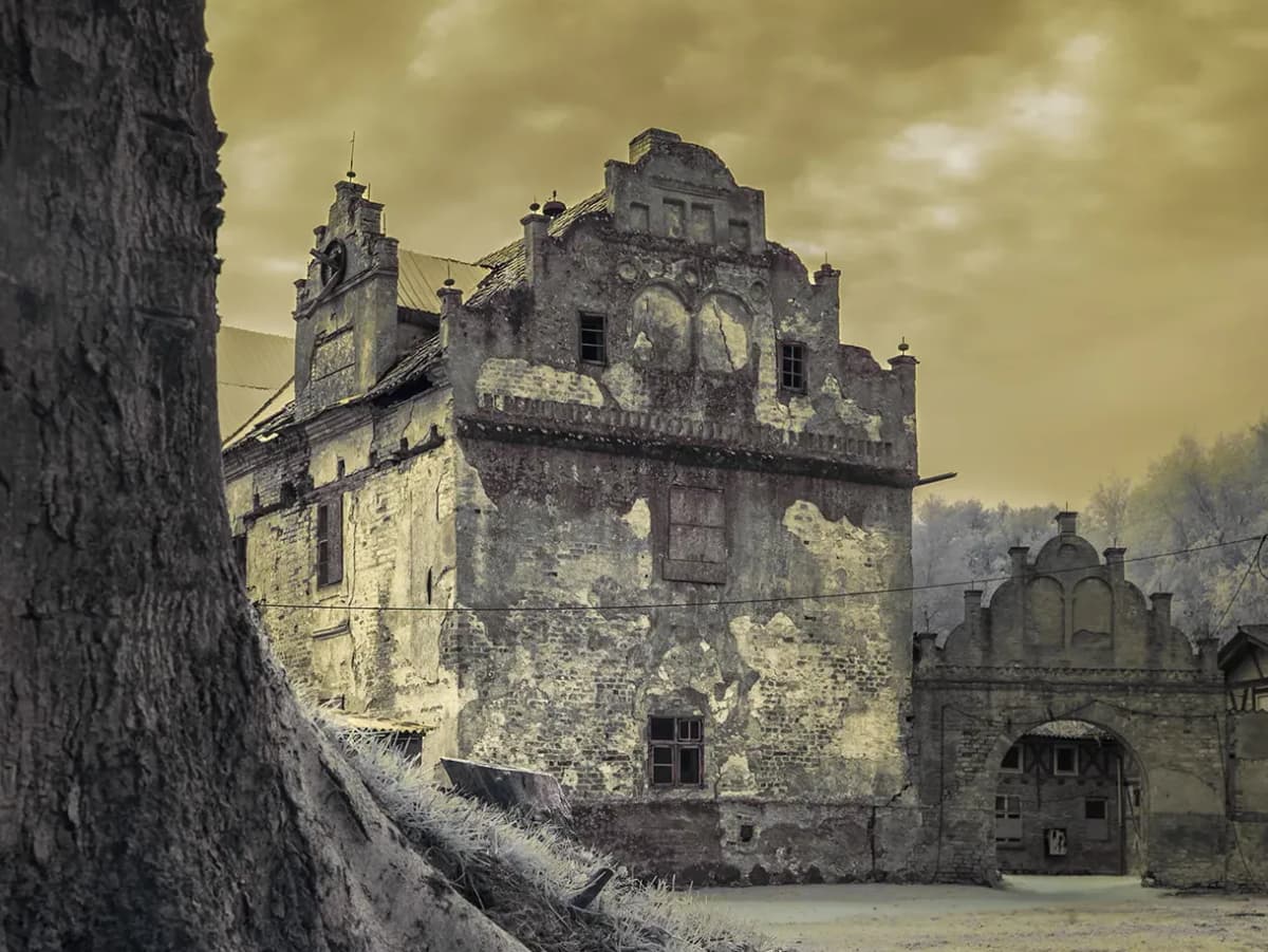 Wasserburg Divitz (Infrarot)