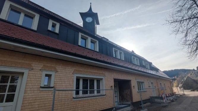 Bahnhof Fassade nach Sanierung