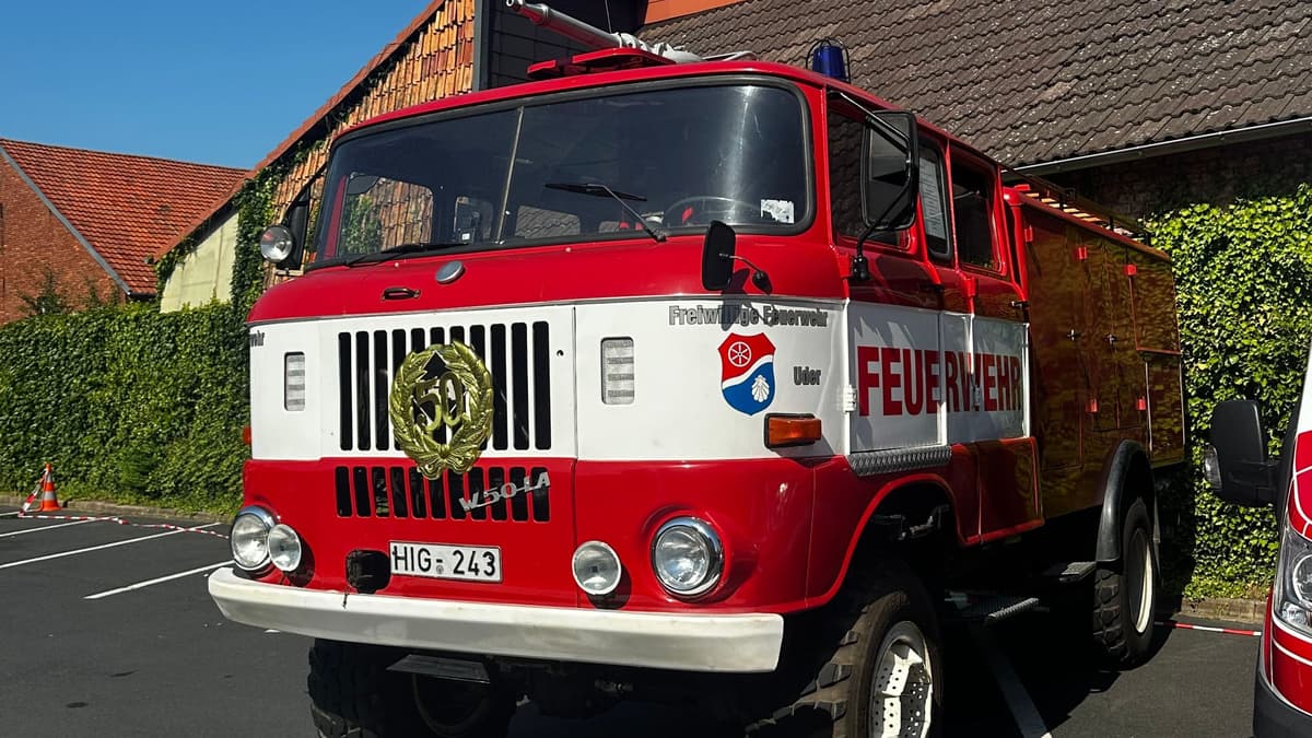 Historisches Feuerwehrauto