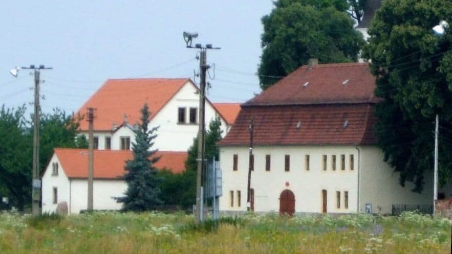 Budenhaus von der Elbwiese aus