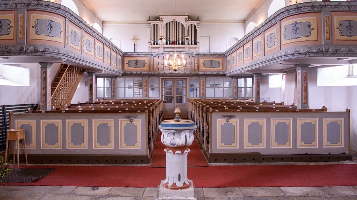 Kirche Unkersdorf Orgel