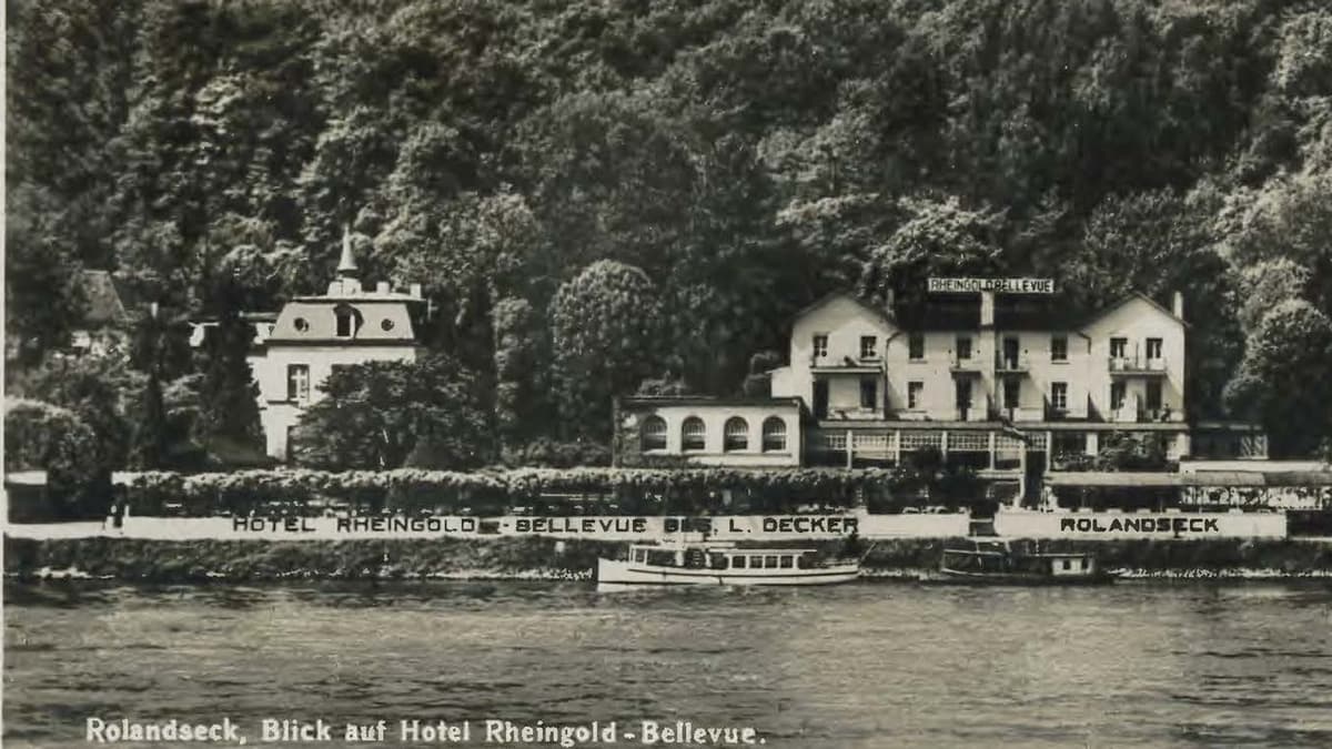 Rolandseck, Blick auf Hotel Rheingold-Bellevue