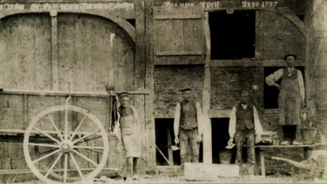 Arbeitsfoto um 1790