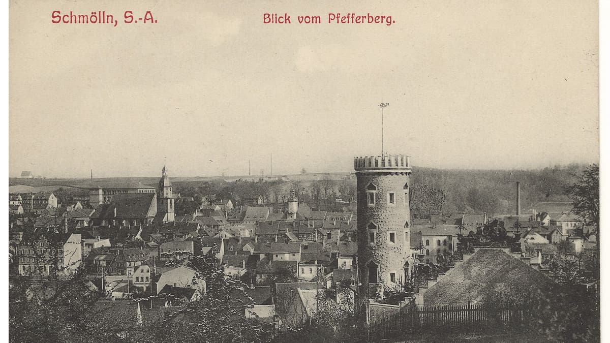 Alte Postkarte, Hillerturm