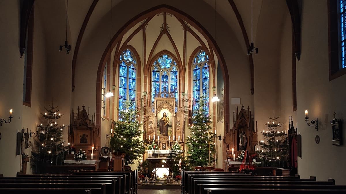 Innenansicht an Weihnachten