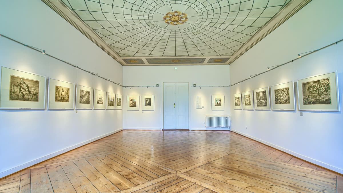 Der Gartensaal im A. Paul Weber-Museum