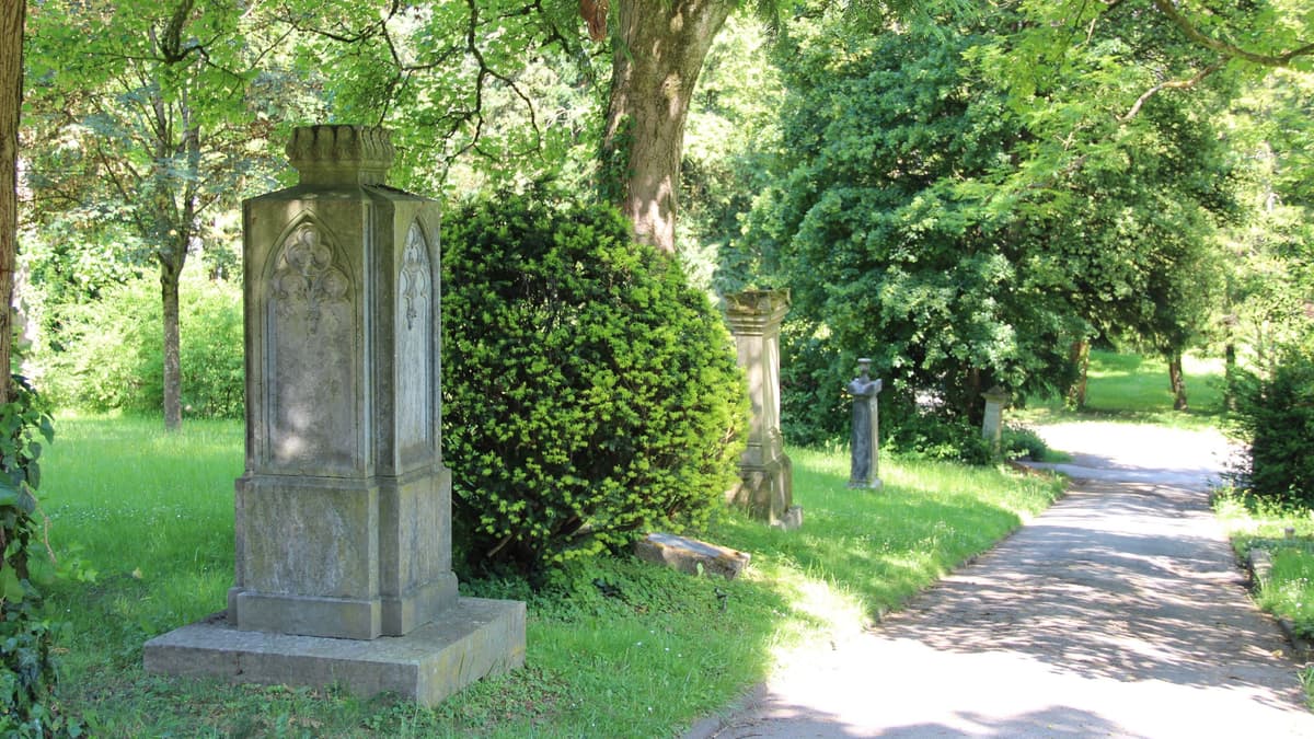 Mettmann Friedhof Goethestr., Gräberstraße