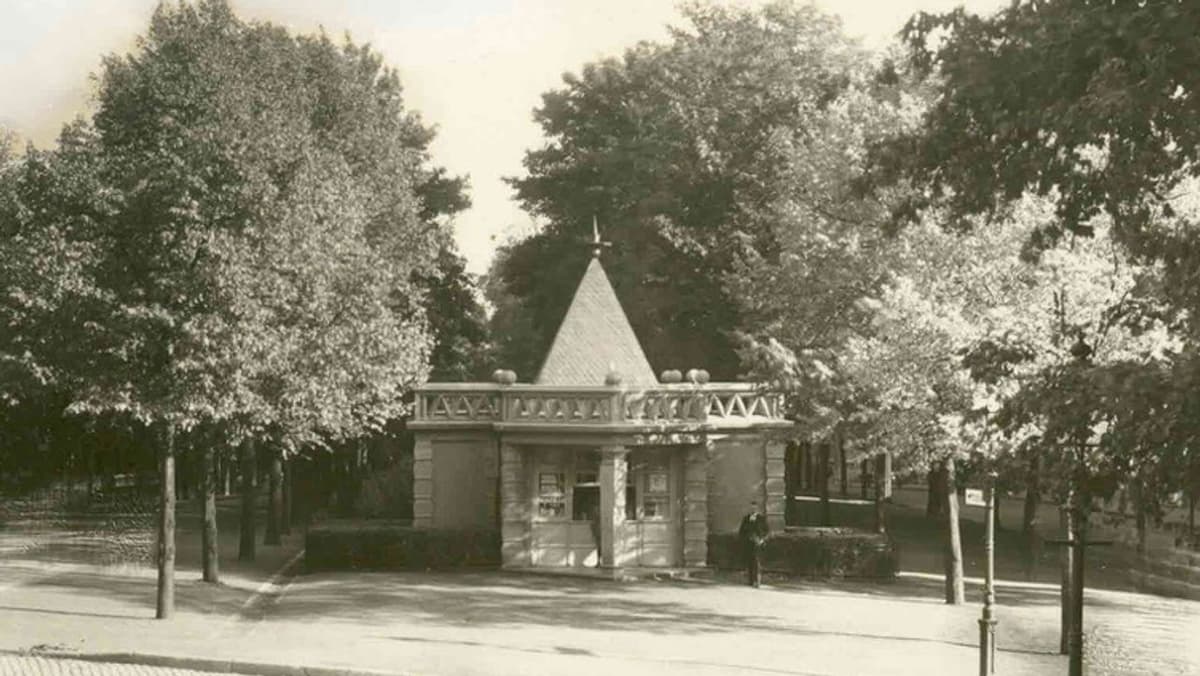 der Pavillon zur Zeit seiner Erbauung