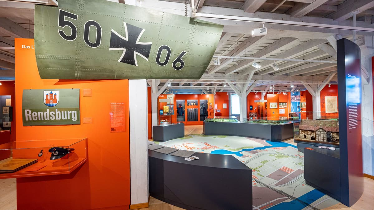 Eingang zur Dauerausstellung zur Stadtgeschichte Rendsburgs