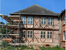 Gutshaus Groß Salitz Sanierte Ostfassade