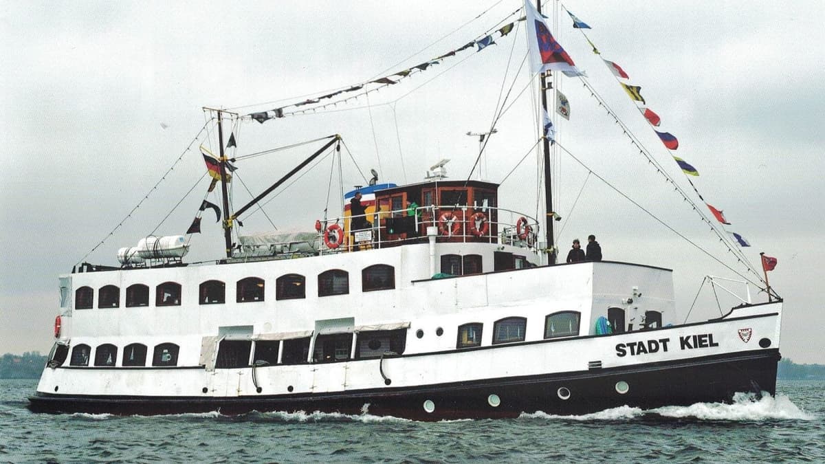 die MS STADT KIEL in Fahrt