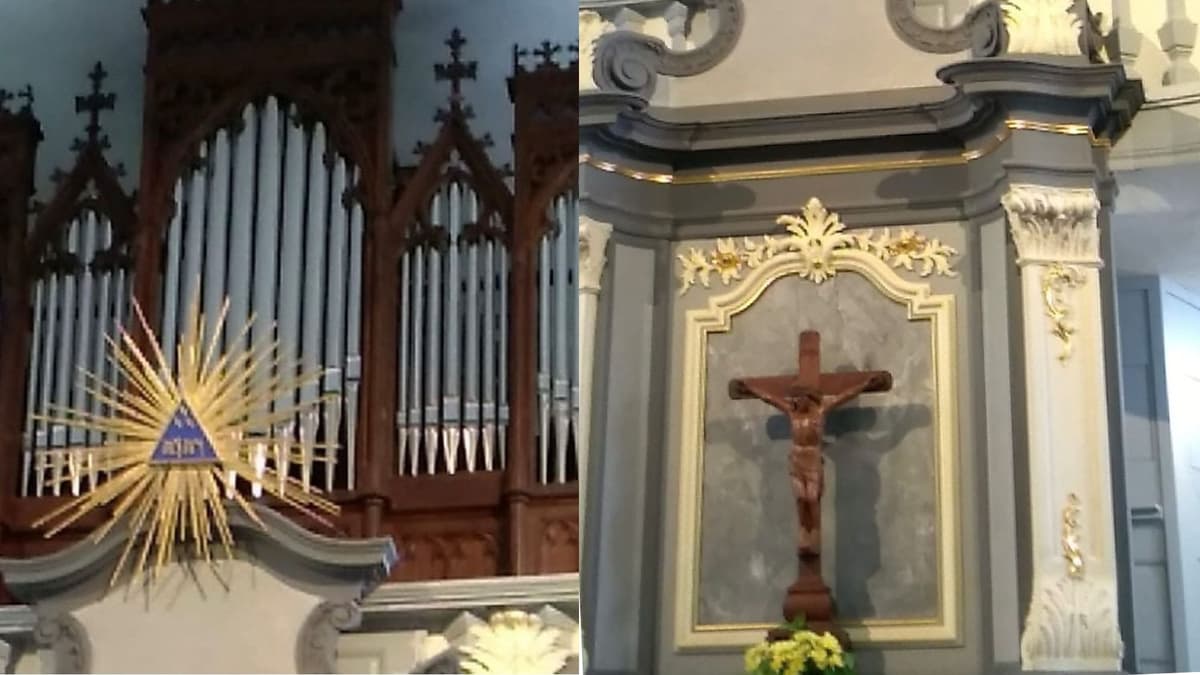 Altar und Orgel