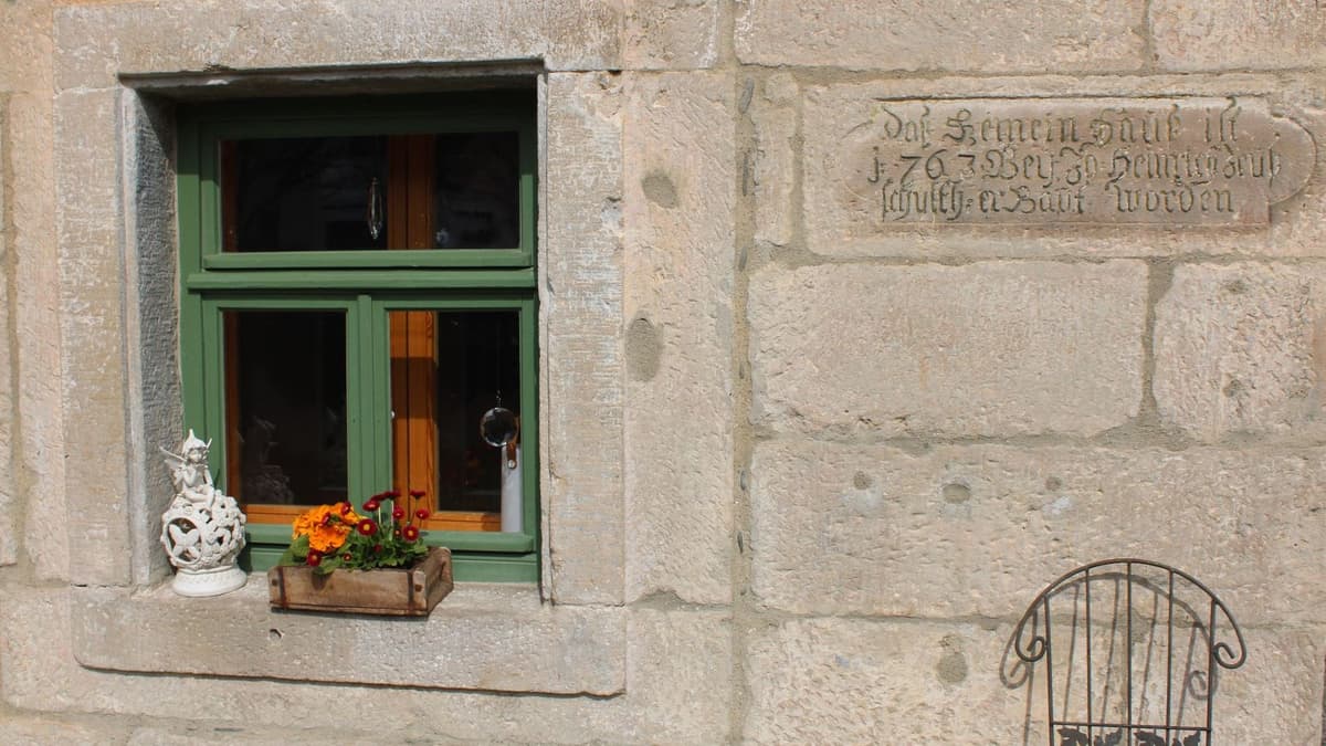 Inschrift Gemeindehaus Vogtendorf
