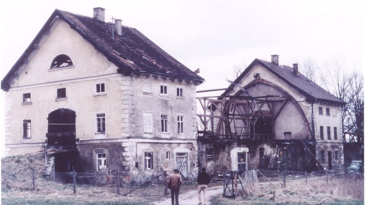 Archivaufnahme des Schafhofs