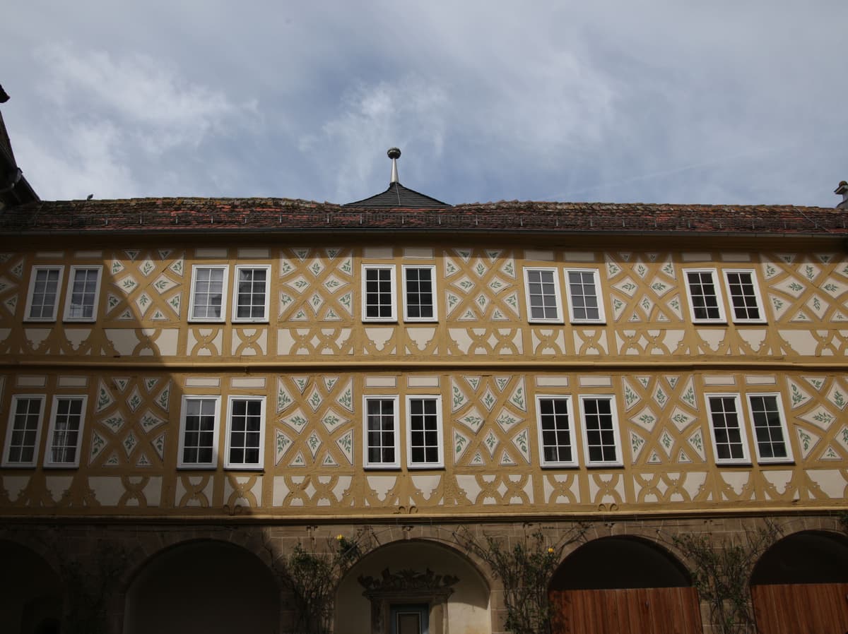 Innenhof des Schlosses Pfedelbach