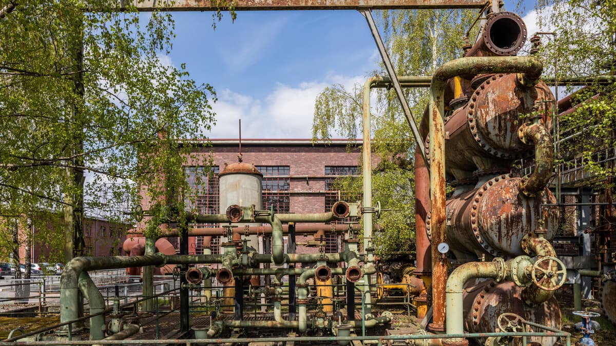 Relikte der Montanindustrie auf Kokerei Hansa