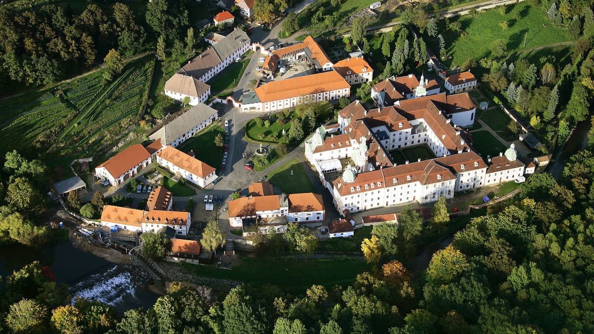 Kloster St.Marienthal – Luftaufnahme