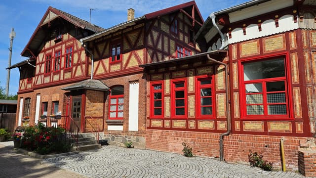 Bahnhof Lübstorf - Privatbahnhof des Mecklenburgischen Herzogs
