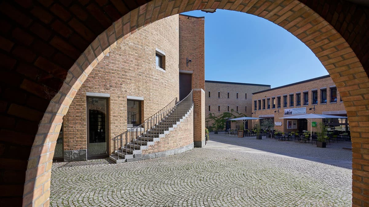 Blick in den Rathausinnenhof