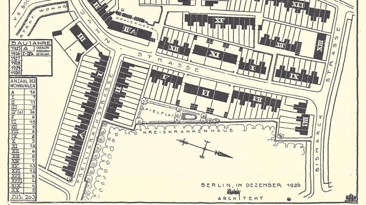 Lageplan 1926