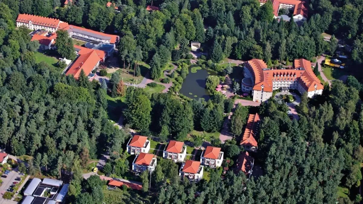Luftbild Brandenburg Klinik