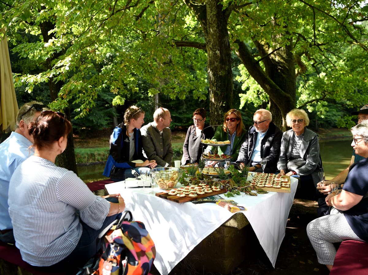Sektfrühstück auf dem Schneckenberg
