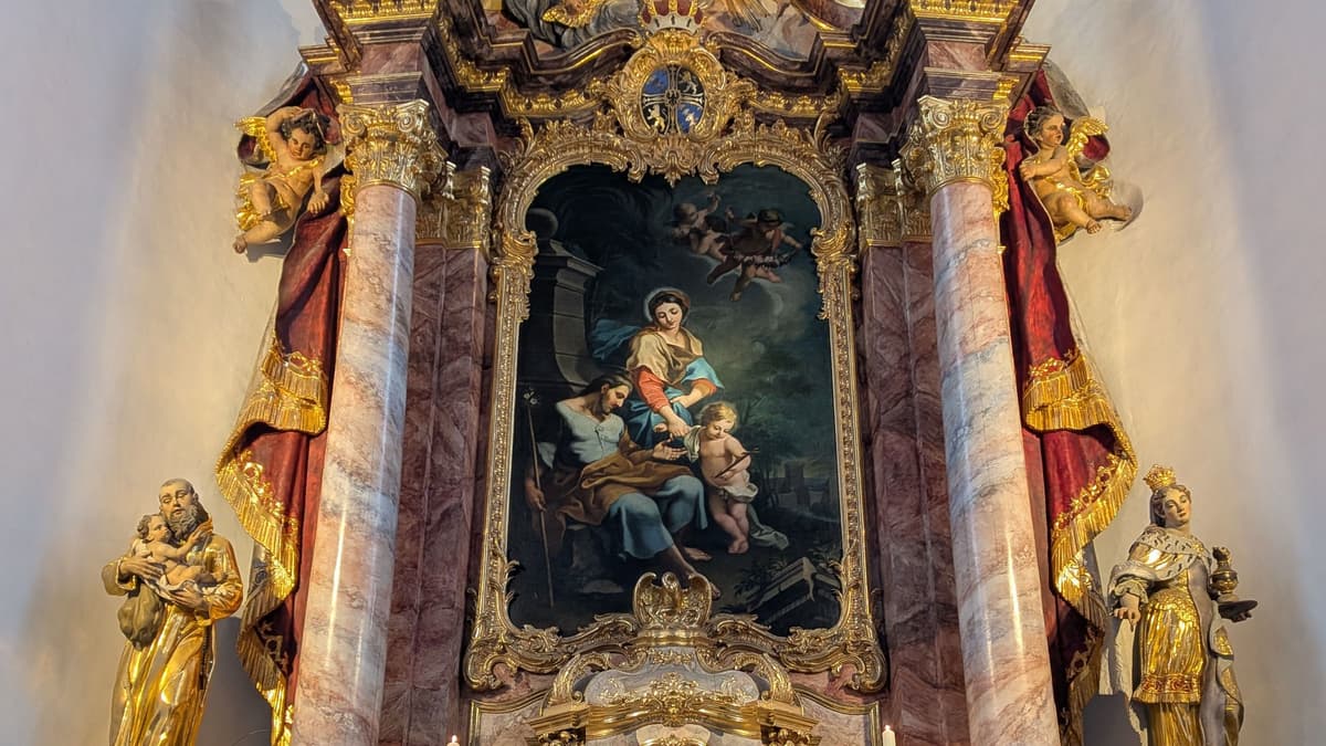Detail des Hochaltars
