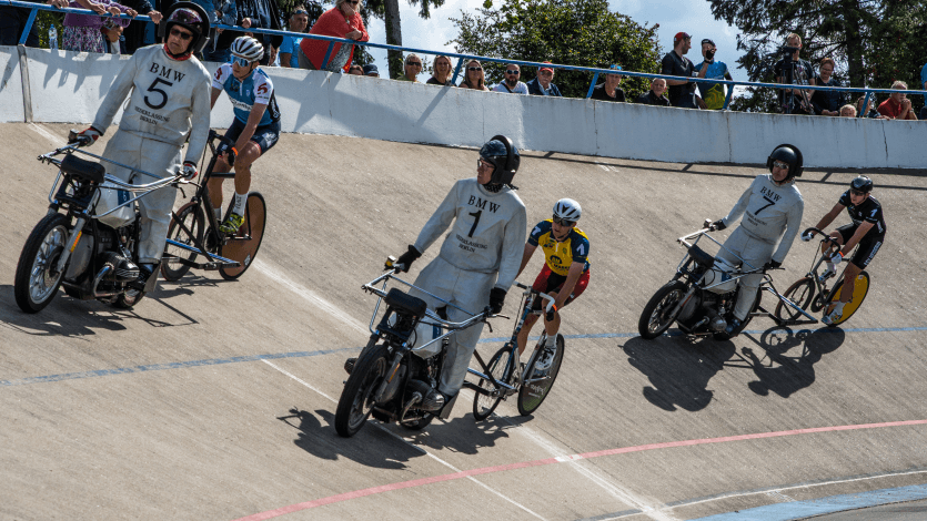 Steherrennen auf der Rostocker Radrennbahn