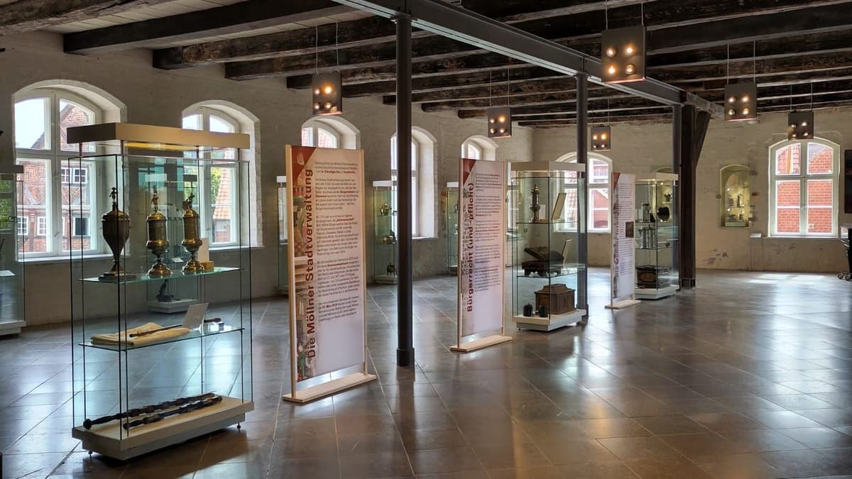Ausstellung auf der früheren Ratsdiele