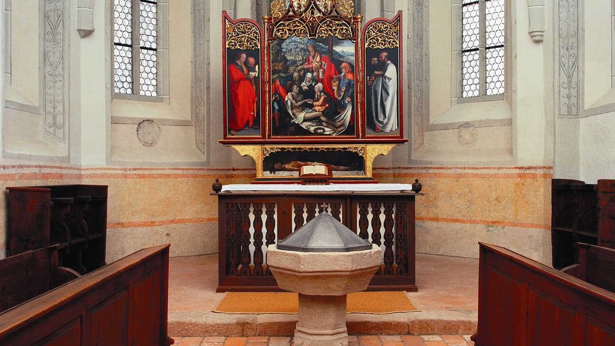 Chorraum Klosterkirche Mönchsroth