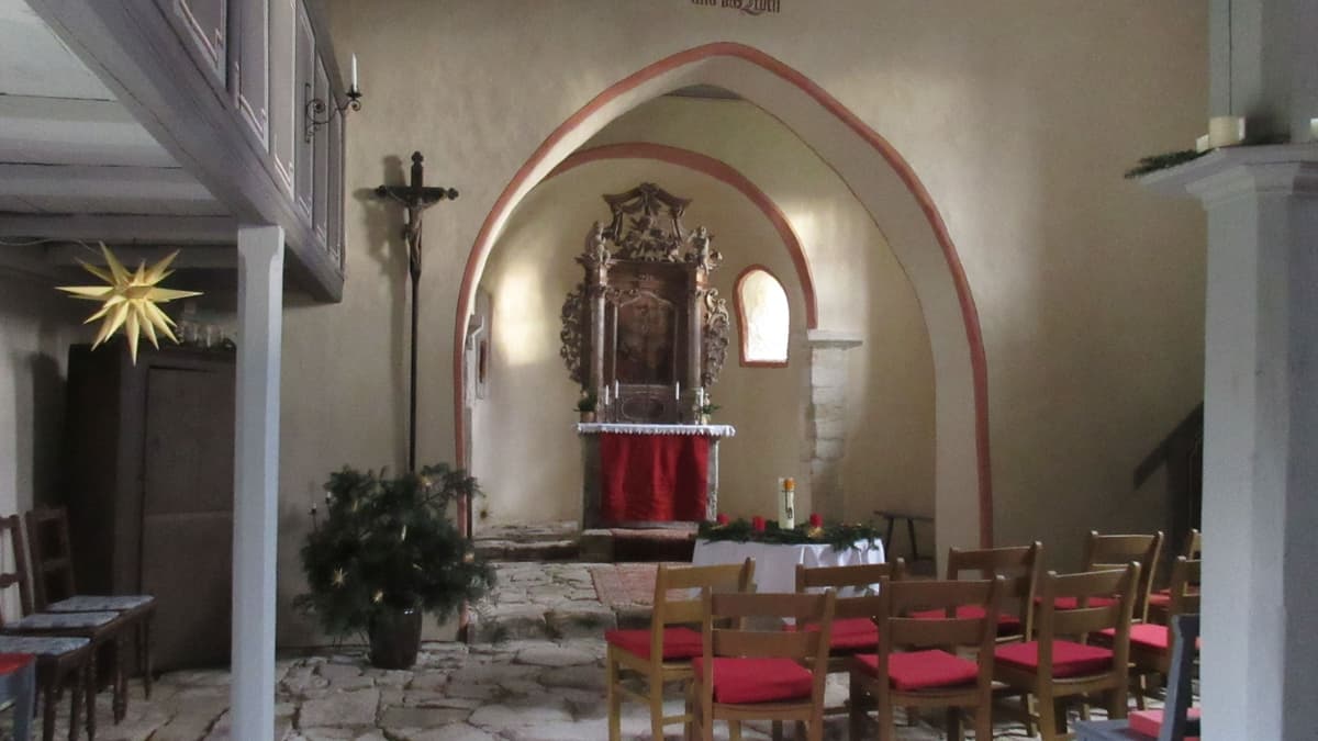 Innenraum im Advent