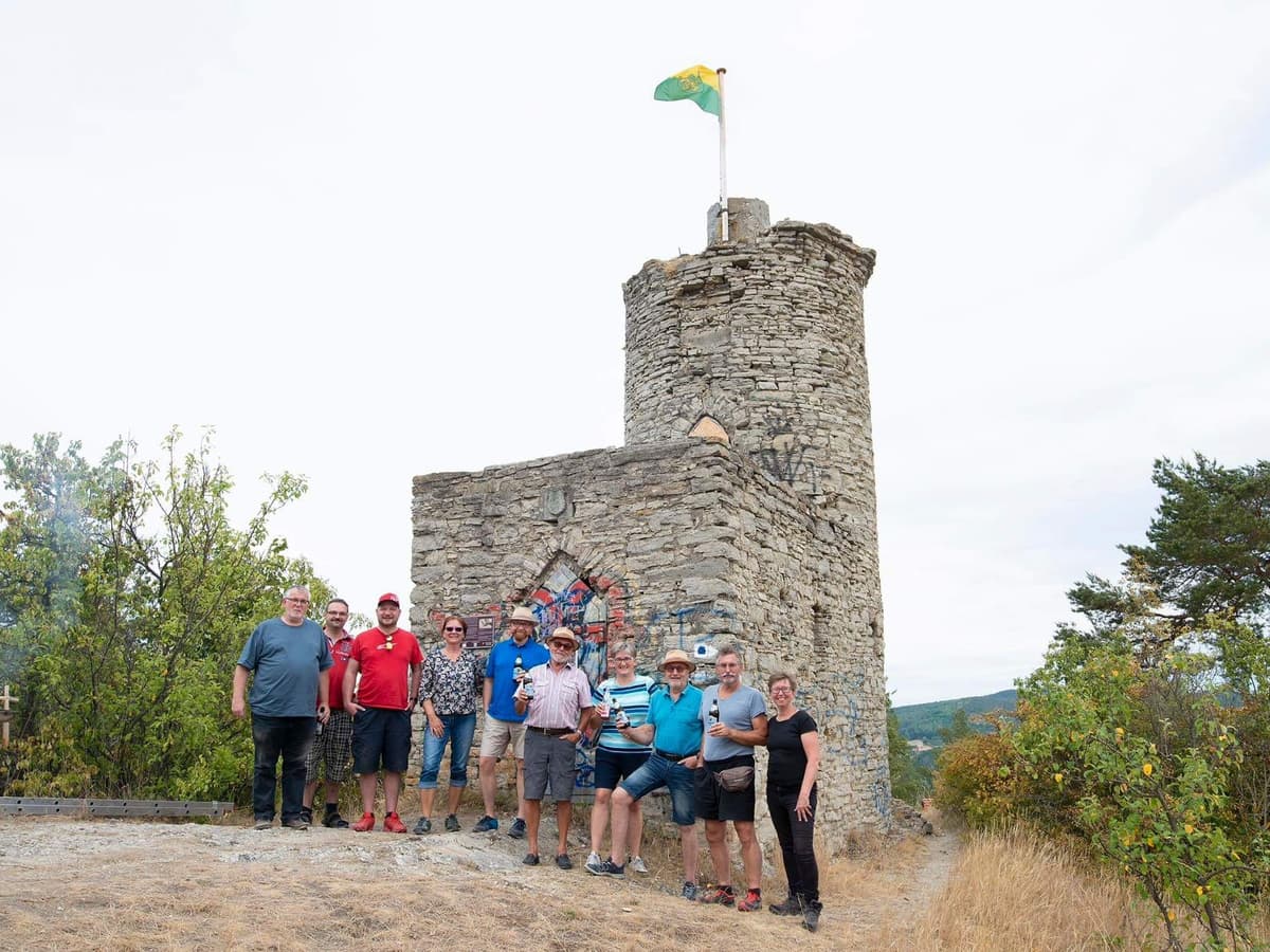 Die Mitglieder des Freundeskreises Bismarckturm Rudolstadt