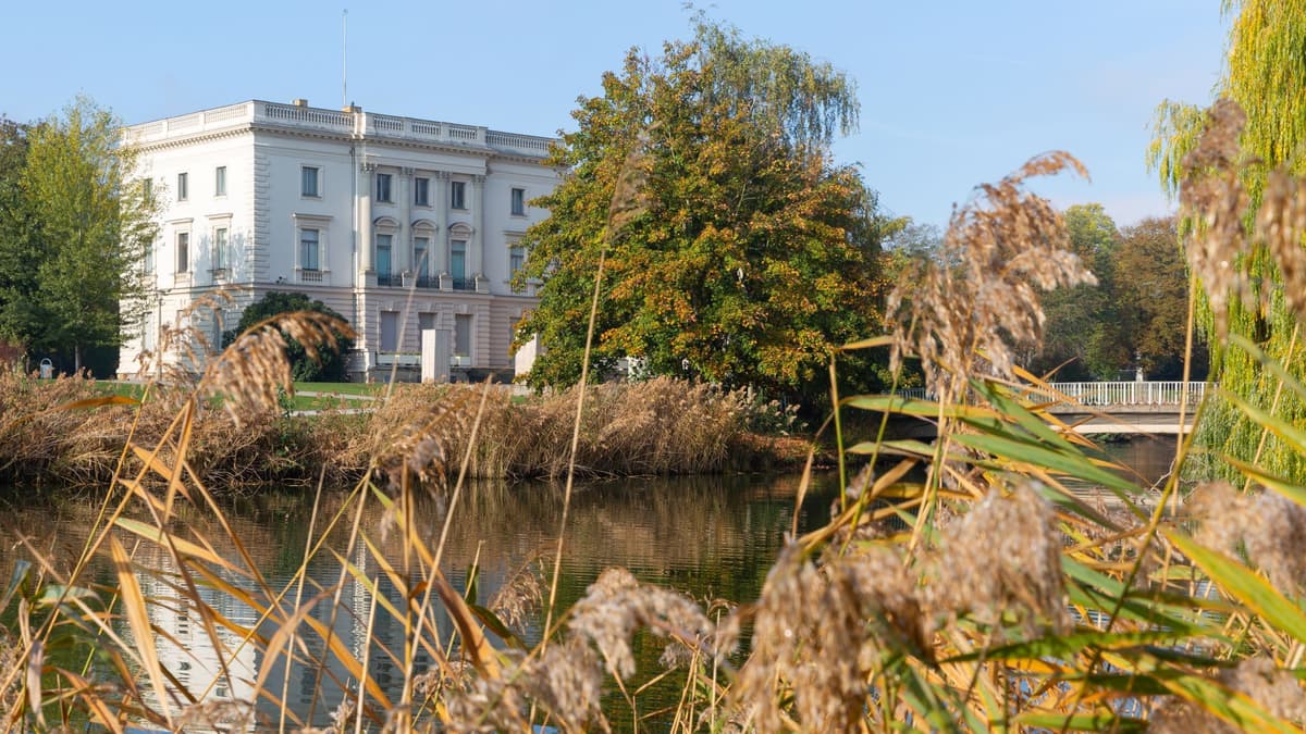 Weißes Haus im agra-Park