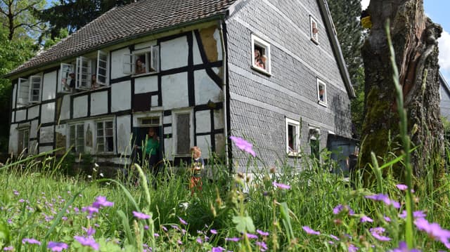 Bergisches (teilverschiefertes) Fachwerkhaus