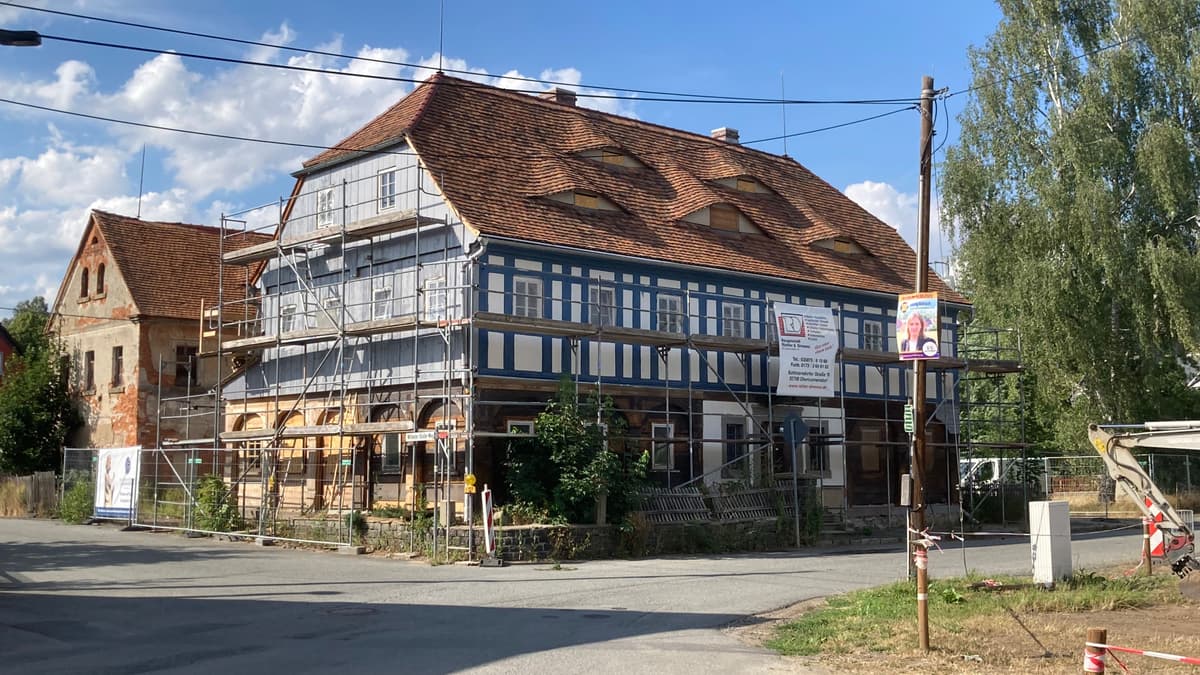 Ansicht von Süden, Stand 09.2023