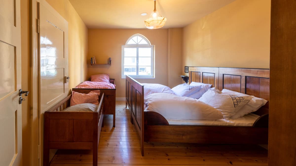 Schlafzimmer der Museumswohnung