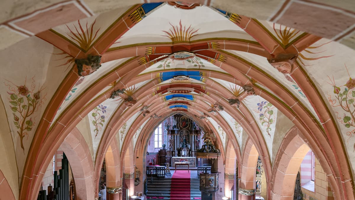 Gotischer Deckenschmuck der Liebfrauenkirche