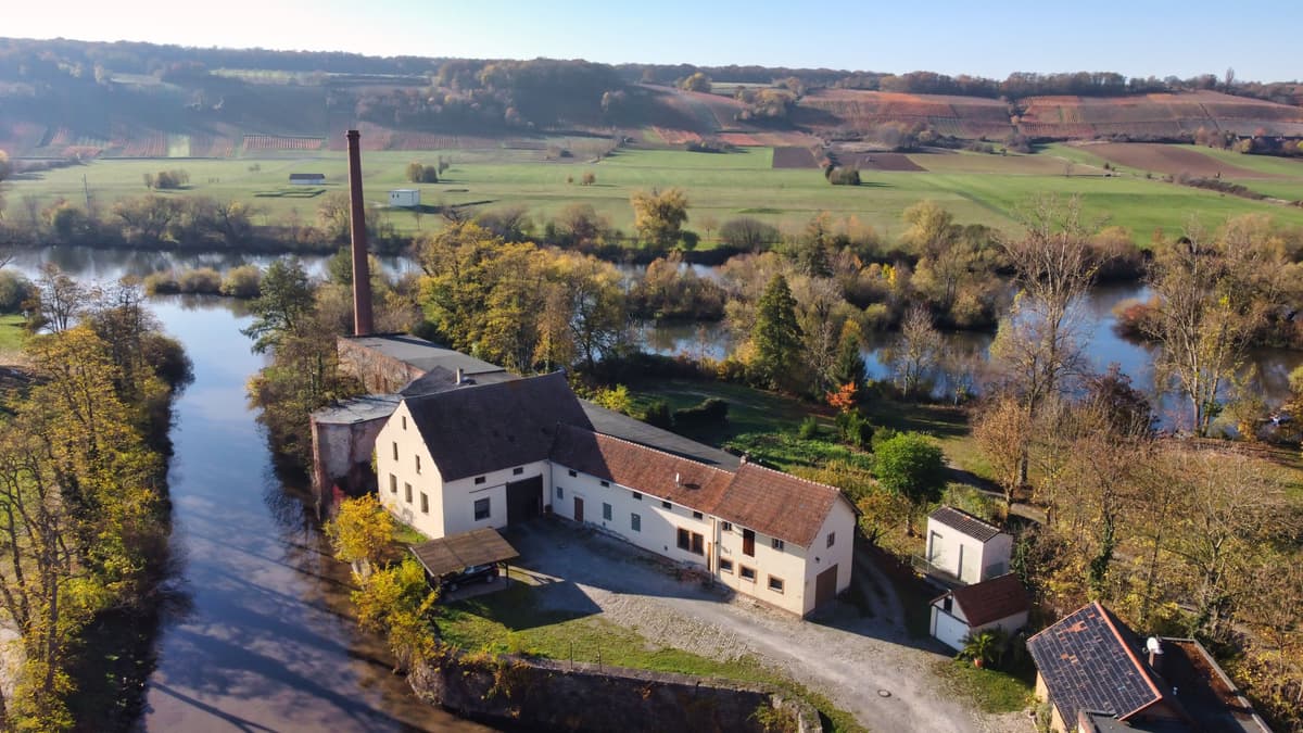 Ansicht Hafenanlage vor der Restaurierung