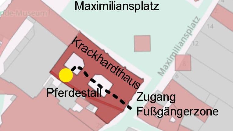 Lageplan Krackardthaus