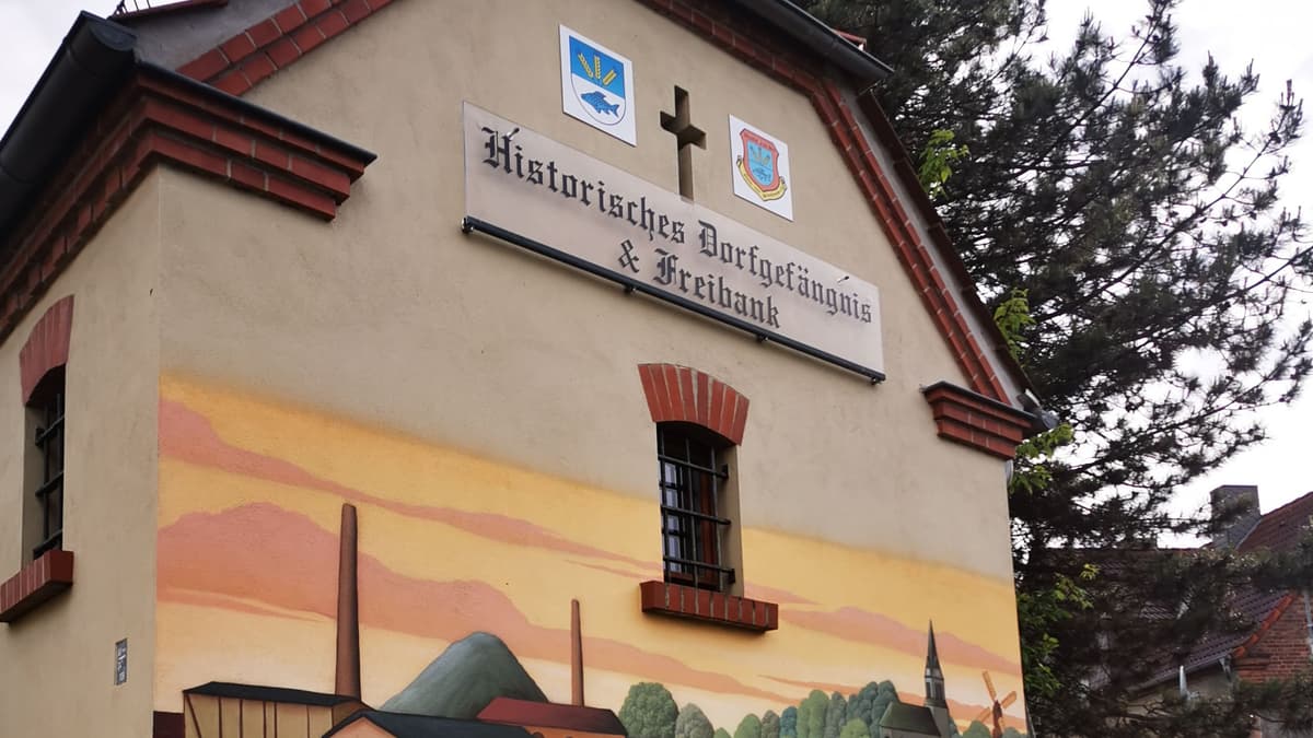Wandbild Dorfgefängnis