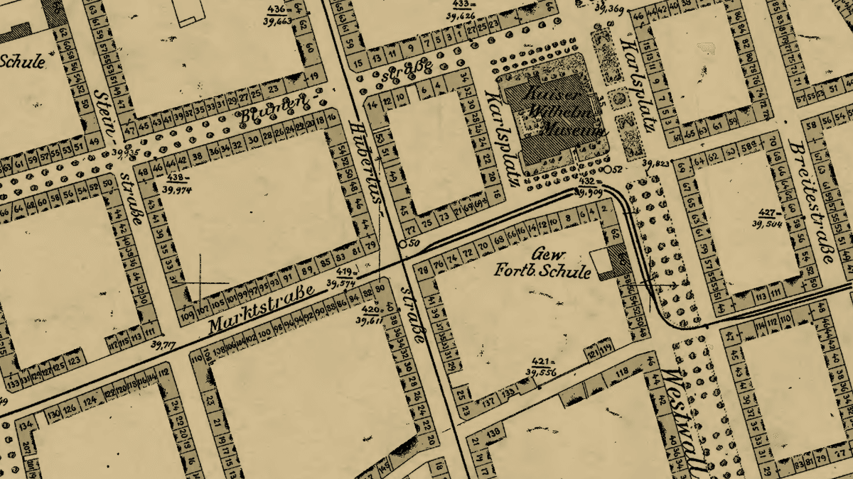 Stadtkarte 1919