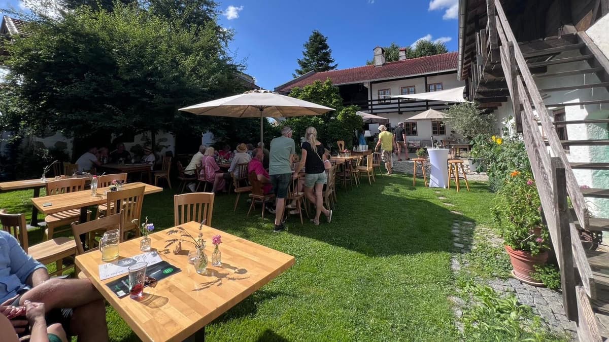 Hofcafe im Innenhof